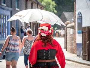 A photograph from a previous edition of the Steampunk Weekend at Blists Hill Victorian Town.