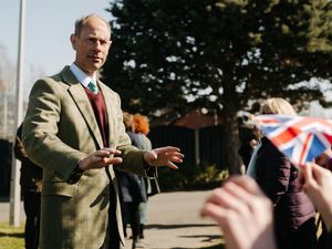 Supporting image for story: Duke of Edinburgh makes flying visit to Wolverhampton school