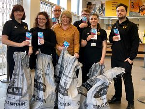 Supporting image for story: What a delivery - sackfuls of Wolves semi-final tickets go in the post