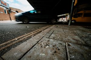 The state of the pavements under the bridge was the catalyst for new netting