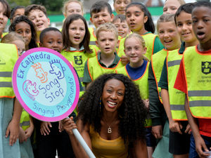 Supporting image for story: Beverley Knight hits right notes with Black Country pupils