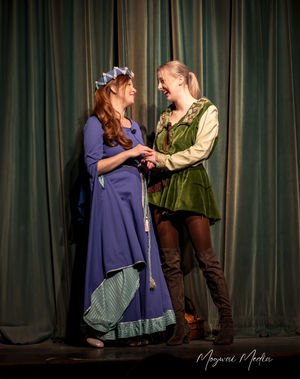 Jack played by Edie Leafe and Princess Rose played by Emma Coates. Image: Mogwai Media