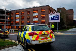 Police presence at Cherry Pink Car Park in Telford