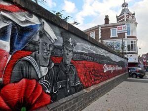 Supporting image for story: 'There is a strong message to it' - Stunning new 'Wellington Remembers' mural pays tribute to those who serve
