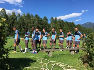 The boys are well drilled