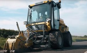 The Multevo Multihog being used to fix the county's roads