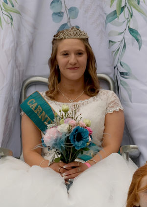Knighton Carnival Princess Demi-Jade Clements​​​. Image by Andy Compton