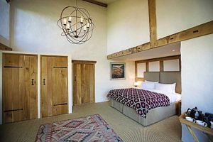 One of the impressive rooms at Dewsall Court