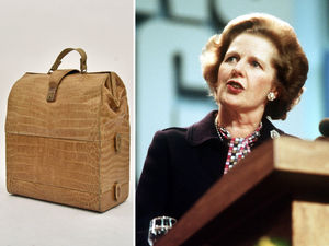 Supporting image for story: Margaret Thatcher's crocodile travel bag among lots at Shrewsbury auction's £250,000 pre-Christmas sale