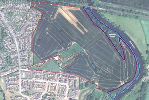 Persimmon Homes and Taylor Wimpey have submitted an outline application for up to 430 homes on the eastern side of Shrewsbury. The scheme also includes a local centre. Picture: FPCR Environment and Design Ltd
