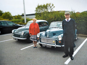Supporting image for story: Sentimental journey to Telford as 51-year-old Morris Minor returns home
