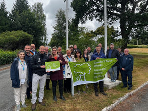 Supporting image for story: Bronllys Hospital receives Green Flag award from Keep Wales Tidy