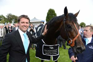 Michael Owen with his (now deceased) horse Brown Panther