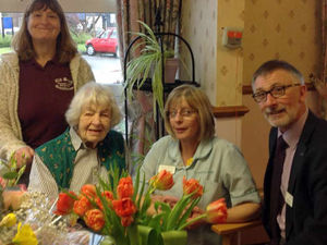 Supporting image for story: Ex-nurse marks 103rd birthday with Shropshire celebration