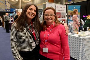 Ally Benbow from Get Stocked and Victoria Elsmore from Hedgerow Media