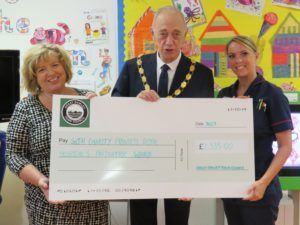 Supporting image for story: Delight as £1,300 handed over to Telford children’s ward 