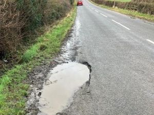 Supporting image for story: Driver slams council after potholed road takes out three tyres in as many days