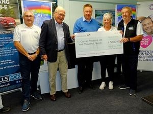 Supporting image for story: Cancer Research fundraisers given £5,000 cash windfall from golfers