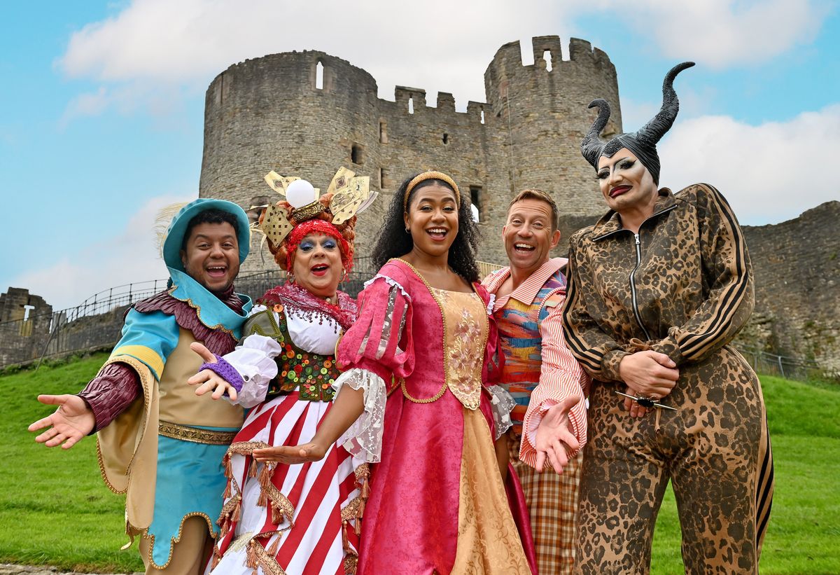 Wolverhampton Grand Theatres Sleeping Beauty cast spotted in Dudley Zoo and Castle ahead of performance