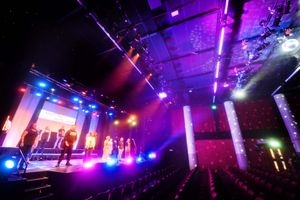 The theatre was full of sound and music ahead of the final show