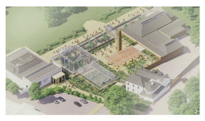 A visualisation of the restoration plans for Birmingham Botanical Gardens. Taken from press release. Permission for use for all LDRS partners.