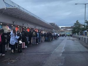Supporting image for story: "I saw the queues walking in and I want to be sick": Chaos continues at Birmingham Airport as fans make way to England game