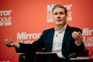 Keir Starmer at Dudley Town Hall on Sunday