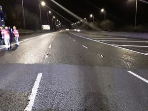 Supporting image for story: Fuel spill closes M5 near Bromsgrove