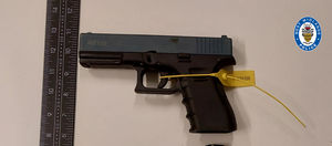 One of the imitation firearms recovered