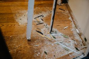 Pockets Menswear in Shrewsbury was broken into during the night