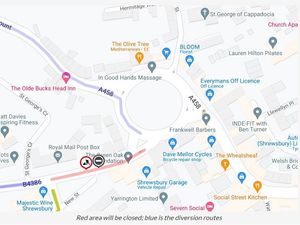 Supporting image for story: Road at busy Shrewsbury junction to close for improvement work   