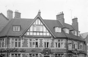 The Exchange Hotel on the corner of Bellstone and St John's Hill, Shrewsbury. This photo was taken around the mid-1960s and was taken by Mr Walter Winder, who lived at the Exchange pub for many years.