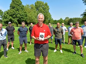 Supporting image for story: Former Walsall boss Chris Nicholl presented with tracker watch