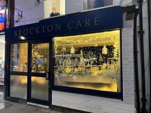 The window at Newport's Brocton Care 