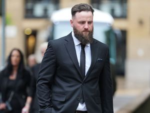 Former Britain’s Got Talent contestant Andrew Johnston arriving at Southwark Crown Court