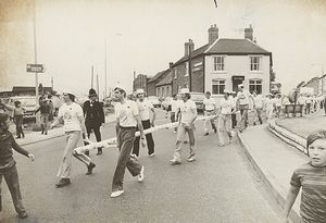 'The best thing since sliced bread... this 135ft loaf  - the longest in the world - leaved Hednesford Bakery today.' This giant loaf really takes the crust! The picture dates from June 1975.