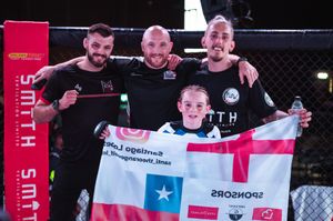 Santi with Head Coach Dan Cassell (Centre) Callum Deakin (left) and Aiden Marsh (Right)