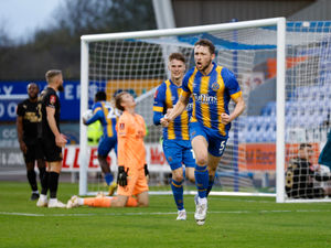 Supporting image for story: Shrewsbury defender Matthew Pennington relishing being top goalscorer