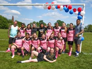 Supporting image for story: New girls' team marked VE Day with tea in the park