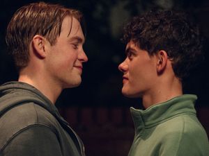 Kit Connor and Joe Locke face to face