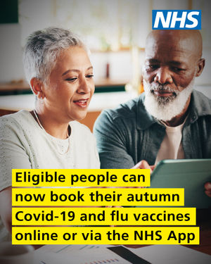 Eligible people can now book their flu and COVID-19 vaccines.