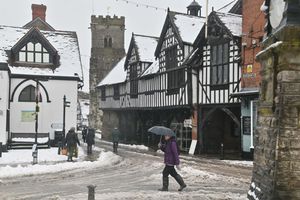 Snow in Much Wenlock. Photo: Steve Leath