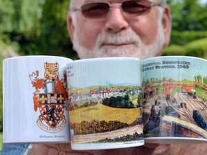 Supporting image for story: Group mugs up on history