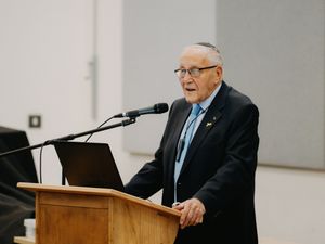 Supporting image for story: 'It was hell on earth and it must never be forgotten' - Holocaust survivor tells students of concentration camp horrors