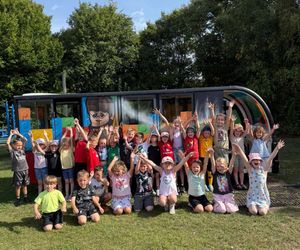 Children having fun at a previous Crossbar holiday club.