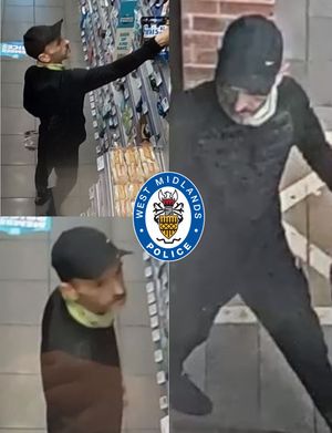 Police want to speak to this man after a robbery in Stourbridge