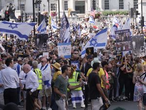 Supporting image for story: Hundreds march to Downing Street urging release of Israeli hostages