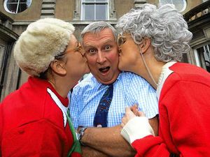 Supporting image for story: WATCH: Dancing Grannies open hospice orangery