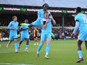 Supporting image for story: Mat Sadler hails Ryan Finnigan after his double in Walsall's 4-2 win at Newport