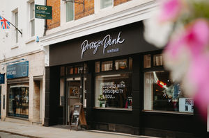 Vintage shop Pretty in Pink on Shrewsbury's High Street.